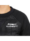 Women's Dialogue Padded Sweatshirt Black - HORN GARMENT - BALAAN 9