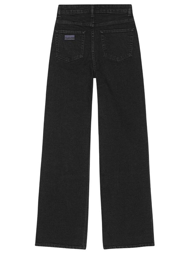 Washed Black Andy Jeans - GANNI - BALAAN 3