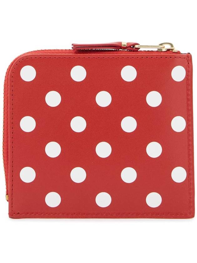 Polka Dot Zipper Coin Purse Red - COMME DES GARCONS WALLET - BALAAN 4