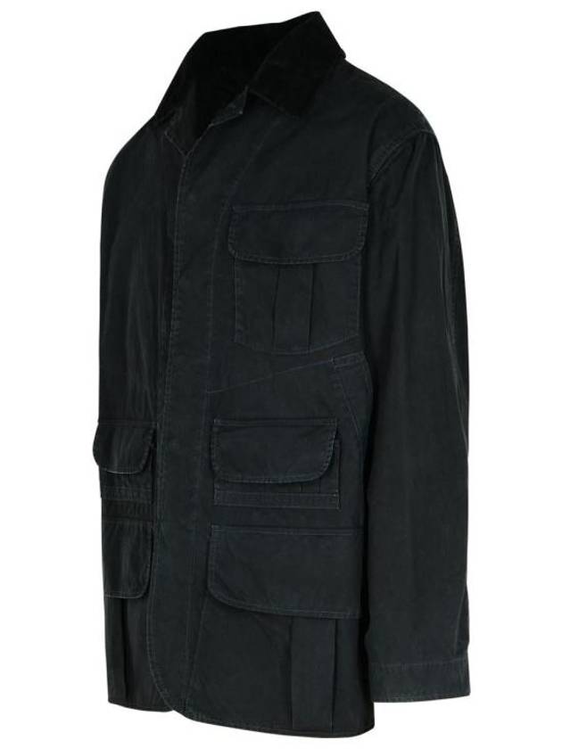 Wax Cotton Jacket Black - MAISON MARGIELA - BALAAN 3