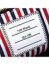 RWB Strap Medium Folio Clutch Black - THOM BROWNE - BALAAN 11