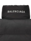 Wrap Puffer Padded Vest Black - BALENCIAGA - BALAAN 4