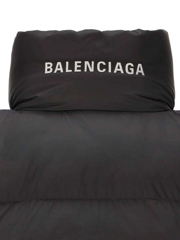 Wrap Puffer Padded Vest Black - BALENCIAGA - BALAAN 4