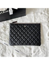 Classic Medium Clutch Black Caviar Silver AP4021Y33351C3906 - CHANEL - BALAAN 3