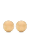 Dome Metal Earrings Gold - SAINT LAURENT - BALAAN 1