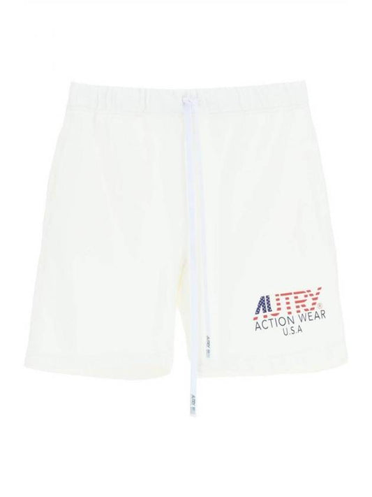 Iconic Action Shorts White - AUTRY - BALAAN.