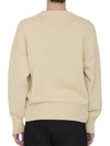 De Coeur Crewneck Knit Top Ivory - AMI - BALAAN 3