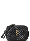 Lou Logo Quilting Cross Bag Black - SAINT LAURENT - BALAAN 2