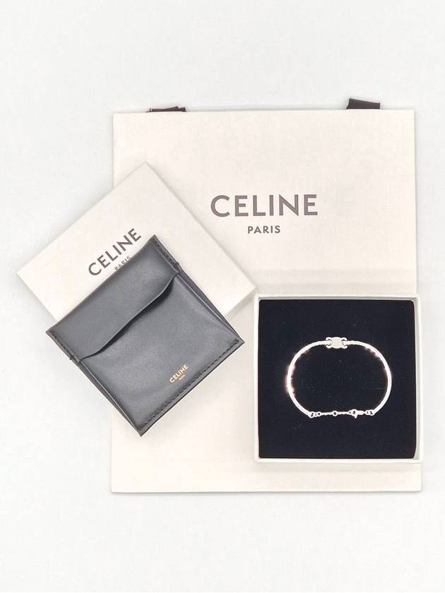 Triomphe Articulated Bracelet Silver - CELINE - BALAAN 3