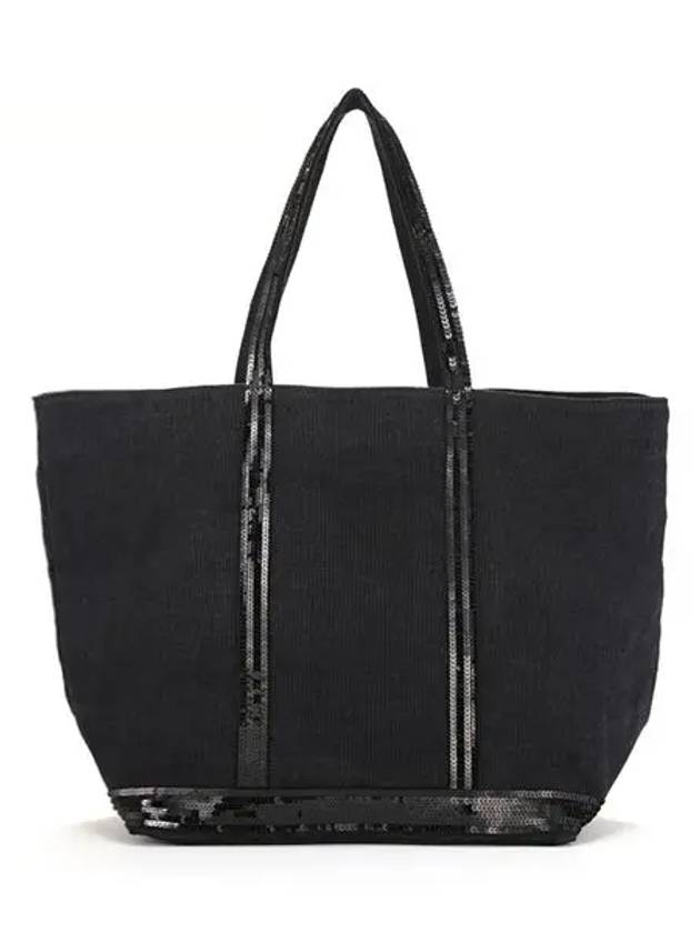 Cabas Moyen Tote Bag Black - VANESSA BRUNO - BALAAN 3