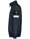 Men's Logo Patch Nylon Metal Zip-up Jacket Navy - STONE ISLAND - BALAAN 5