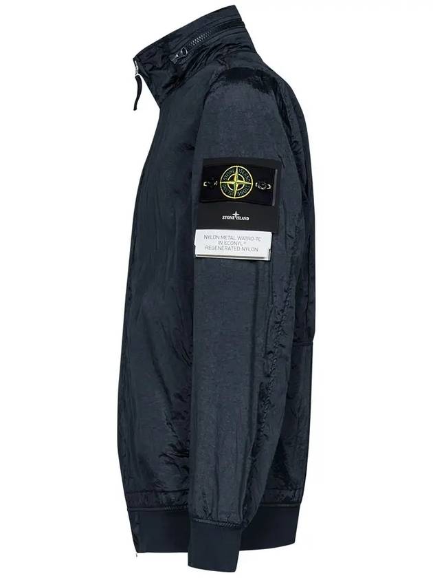 Men's Logo Patch Nylon Metal Zip-up Jacket Navy - STONE ISLAND - BALAAN 5