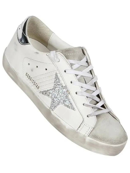 Superstar Distressed Calf Leather Low Top Sneakers White - GOLDEN GOOSE - BALAAN 2