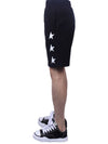 White Star Bermuda Shorts Black - GOLDEN GOOSE - BALAAN.