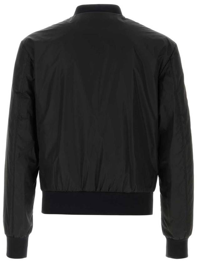 Men's Branded Tag Nylon Zip-up Jacket Black - DOLCE&GABBANA - BALAAN 3