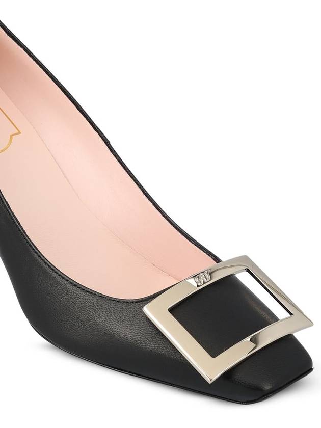 Trompette Metal Buckle Pumps Black - ROGER VIVIER - BALAAN 5