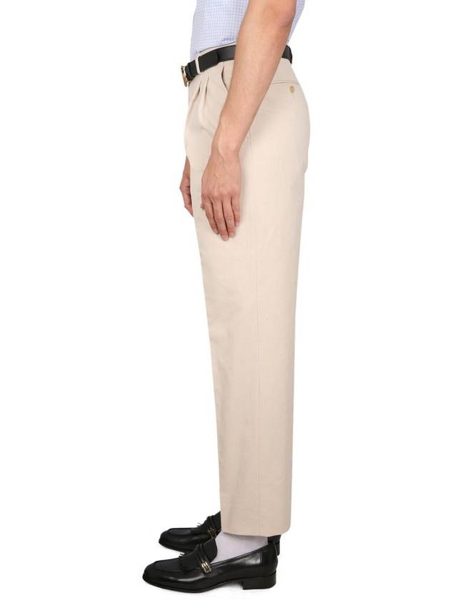 Embroidered Pleated Pants Ivory 743238 ZAAZM 1902 - GUCCI - BALAAN 4