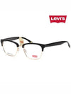 Glasses Frame LS113 01 Lower Gold Frame Men Women Brand Retro Halfrimmed Fashion - LEVI'S - BALAAN 4