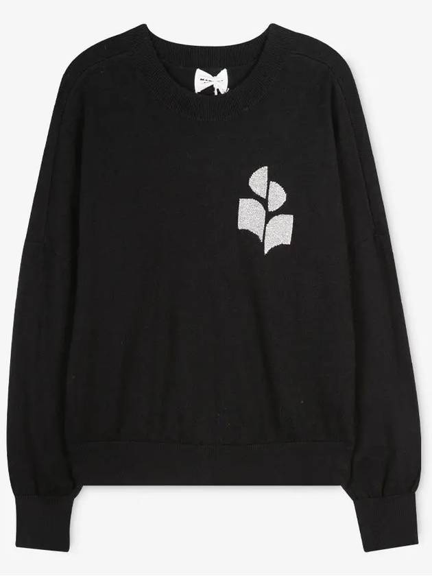 Marisans Crew Neck Wool Knit Top Black - ISABEL MARANT - BALAAN 4