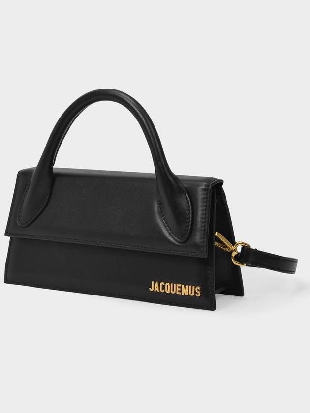 Le Chiquito Leather Tote Bag Black - JACQUEMUS - BALAAN 3