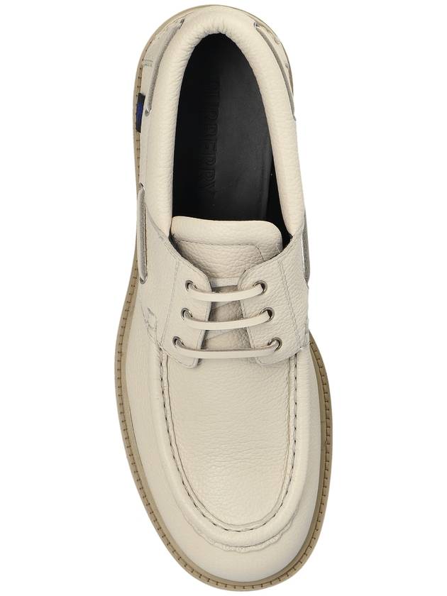 Burberry 'Raft' Lace-up Shoes, Men's, Cream - BURBERRY - BALAAN 6