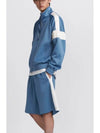 Track Zip Up Jacket Blue - DIOR - BALAAN 4