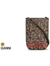 Logo Banner Jacquard Small Cross Bag A4340 840 - GANNI - BALAAN 2