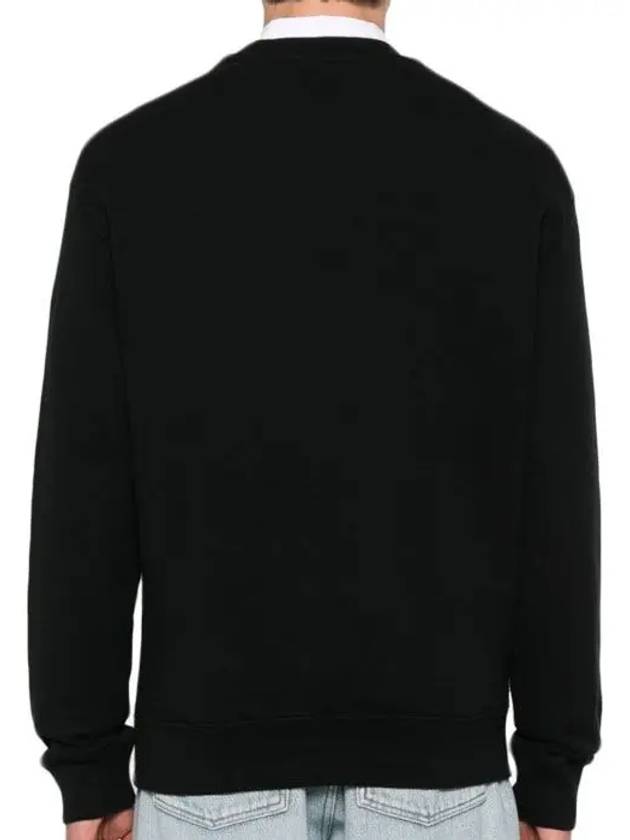 Fox Cotton Sweatshirt Black - MAISON KITSUNE - BALAAN 4