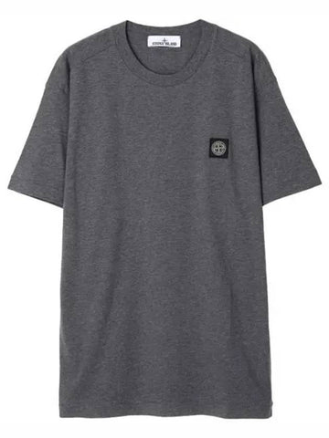 Cotton Jersey Short Sleeve T Shirt Slim Fit Men s Tee - STONE ISLAND - BALAAN 1