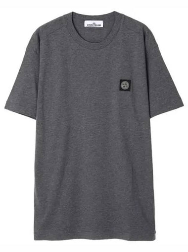 Cotton jersey short sleeve t shirt slim fit - STONE ISLAND - BALAAN 1