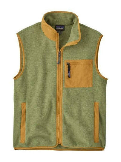 Men's Synchilla Fleece Vest Green - PATAGONIA - BALAAN 2