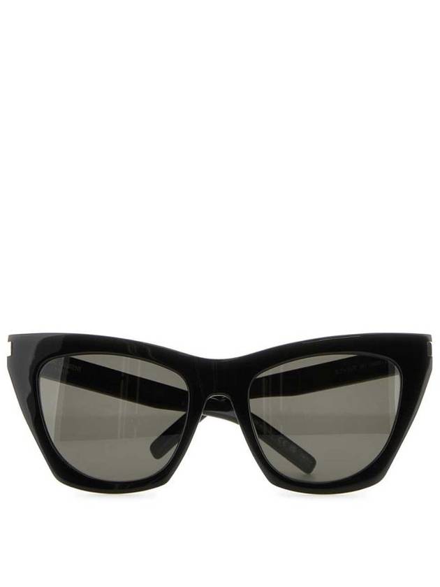 Eyewear SL214 001 New Wave Kate Cats Eye Sunglasses Black - SAINT LAURENT - BALAAN 4