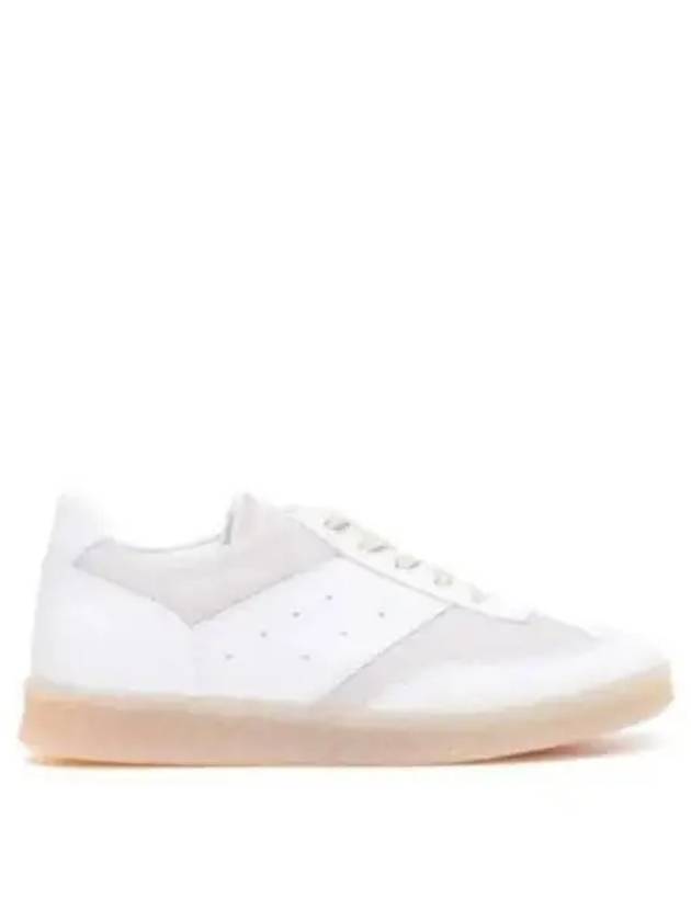 6 Court Leather Low Top Sneakers White - MAISON MARGIELA - BALAAN 2