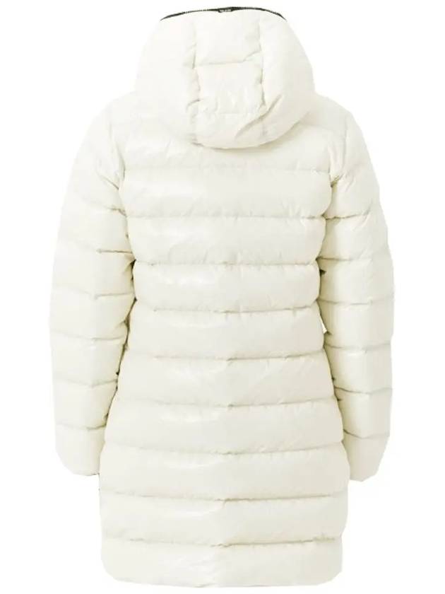 Women s Tile Dew Hooded Heavy Long Down Jacket VDDJ95835 BGL - DUVETICA - BALAAN 4