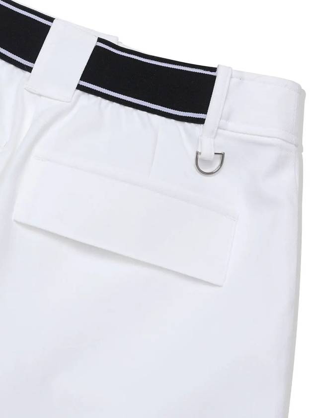 Cargo Banding Out Pocket Shorts Pants Women WHITE - 20THHOLE - BALAAN 4