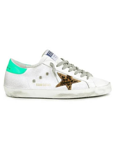 Superstar Classic Neon Tab Low Top Sneakers White - GOLDEN GOOSE - BALAAN 1