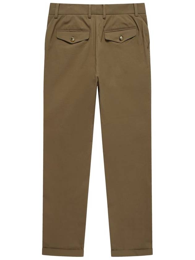 Men's Bio Washed Tapered Chino Straight Pants Light Brown - SOLEW - BALAAN 3