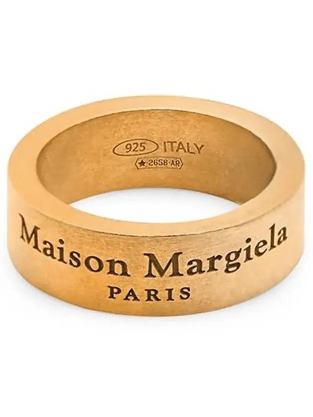 Logo Medium Ring Gold - MAISON MARGIELA - BALAAN 4