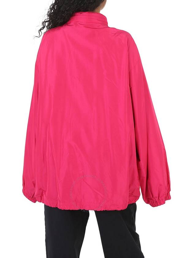 3B Icon Oversized Windbreaker Fuchsia - BALENCIAGA - BALAAN 4