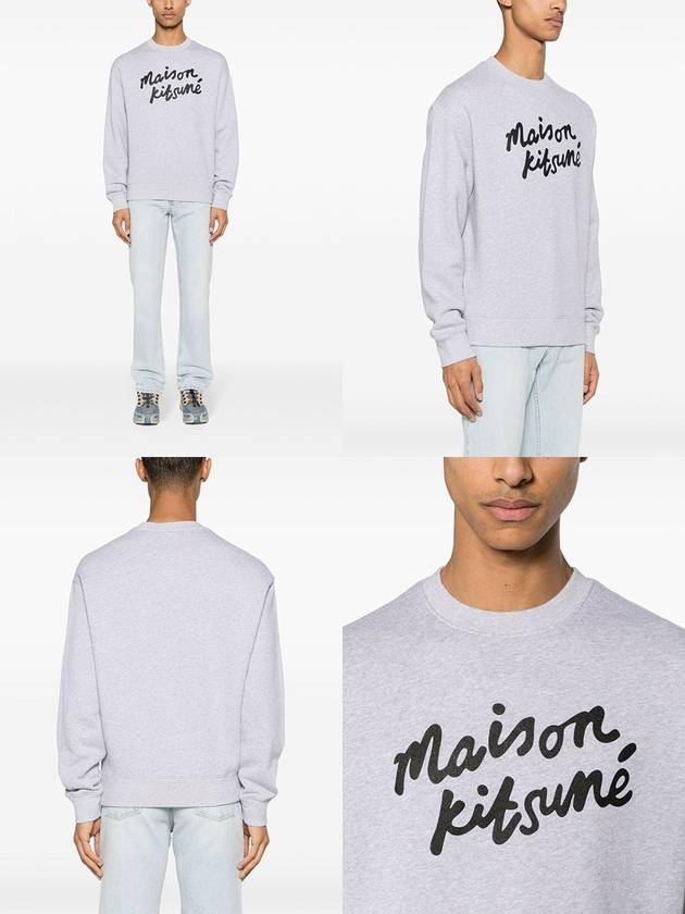 Logo Print Sweatshirt Grey - MAISON KITSUNE - BALAAN 3