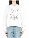 Women's Numbering Logo Print Cotton Sweatshirt White - MAISON MARGIELA - BALAAN 2