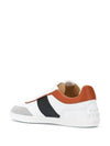 Leather Panel Low Top Sneakers White - TOD'S - BALAAN 4