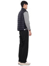 RWB Tab Zip-Up Pocket Vest Navy - THOM BROWNE - BALAAN 7