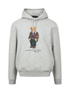 Bear Print Drawstring Hoodie Grey - POLO RALPH LAUREN - BALAAN 3