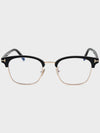 Eyewear Square Eyeglasses Black Gold - TOM FORD - BALAAN 2