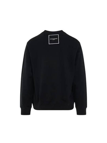 Square Label Sweatshirt Black - WOOYOUNGMI - BALAAN 1