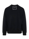 Square Label Sweatshirt Black W233TS21715B - WOOYOUNGMI - BALAAN 1