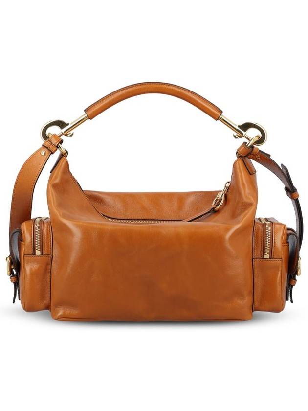 Camera Shiny Leather Shoulder Bag Clay Brown - CHLOE - BALAAN 3