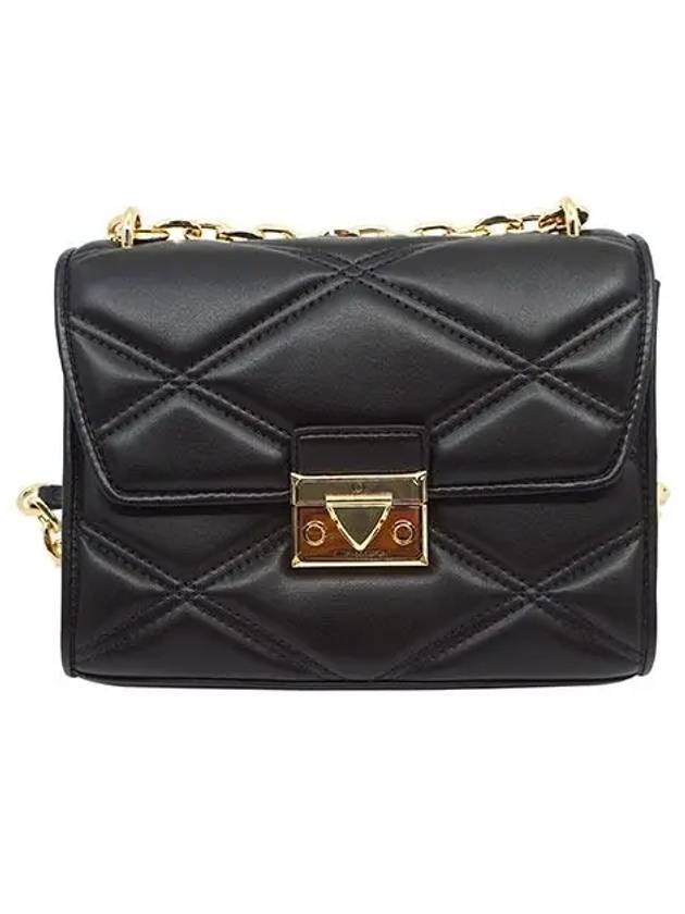 Serena medium flap shoulder bag 35S2GNRL2U BLACK - MICHAEL KORS - BALAAN 1