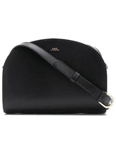 Women's Demil Lune Half Moon Shoulder Cross Bag Black - A.P.C. - BALAAN 2